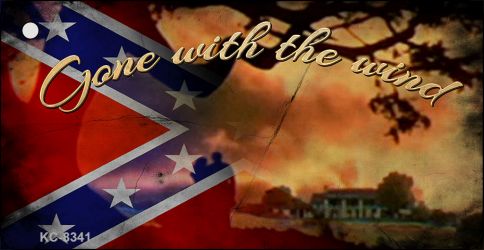 SMART BLONDE Gone with The Wind Novelty Metal Key Chain KC-8341