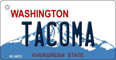 SMART BLONDE Tacoma Washington Novelty Metal Key Chain KC-8672