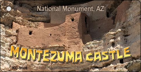 KC-9508 1.5 x 3 in. Montezuma Castle Novelty Key Chain