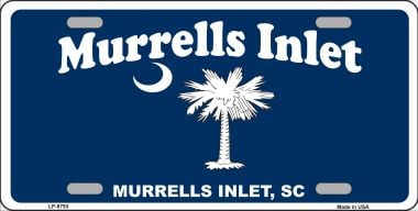 6 x 12 in. Murrells Inlet Novelty Metal License Plate