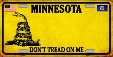 LP-8855 6 x 12 in. Minnesota Dont Tread on Me Novelty Metal License Plate