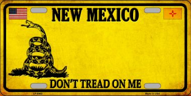 LP-8863 6 x 12 in. New Mexico Dont Tread on Me Novelty Metal License Plate