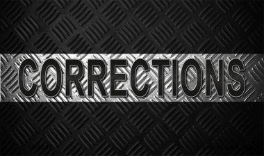 SMART BLONDE Corrections Novelty Metal Magnet M-9344