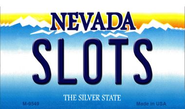 Slots Nevada Novelty Metal Magnet M-9549