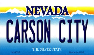 SMART BLONDE Carson City Nevada Novelty Metal Magnet M-9555