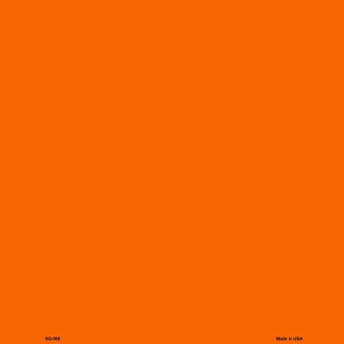 SQ-006 12 x 12 in. Orange Solid Novelty Metal Square Sign