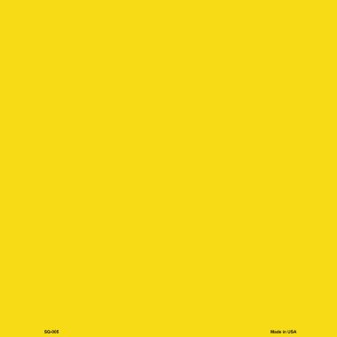 SQ-005 12 x 12 in. Yellow Solid Novelty Metal Square Sign
