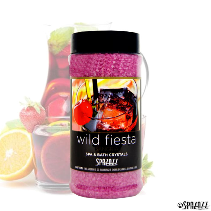 Picture of Spazazz SPZ-511 Set The Mood Sangria Wild Fiesta Crystals 17 oz Container
