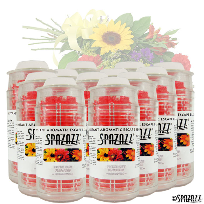 Picture of Spazazz SPZ-355 Fresh Cut Flowers Romantic Instant Aromatic Escape Beads 0.5 oz Jar&#44; Pack of 12