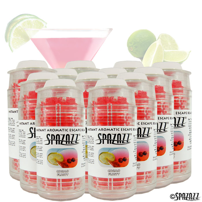 Picture of Spazazz SPZ-364 Cosmo Flirty Instant Aromatic Escape Beads 0.5 oz Jar&#44; Pack of 12