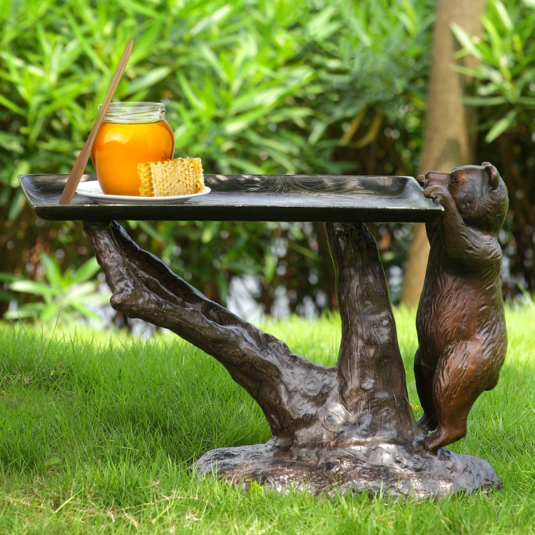 San Pacific International Bear Accent End Table