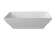 Picture of Atlantis Whirlpools 7131BHSXCWXX 32 x 71 in. Blythe Artificial Stone Freestanding Bathtub, High Gloss White