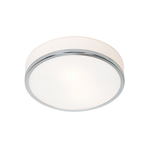 Picture of Access Lighting 20670-BS-OPL Aero 1 Light 10 in. Brushed Steel Flush Mount Ceiling Light