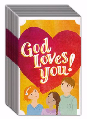 Picture of American Tract Society 66711 Tract-God Loves You - ESV - Pack of 25