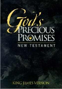 Picture of Amg Publishers 119663 KJV Gods Precious Promises New Testament-Black Softcover