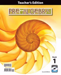 Pre-Algebra Teachers Edition with CD - 2nd Edition - BJU Press 183192