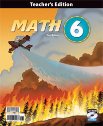 Picture of BJU Press 183214 Math 6 Teachers Edition with CD - 3rd Edition