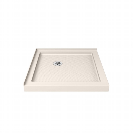 DLT-1032320-22 2.75 x 32 x 32 in. SlimLine Double Threshold Shower Base, Biscuit