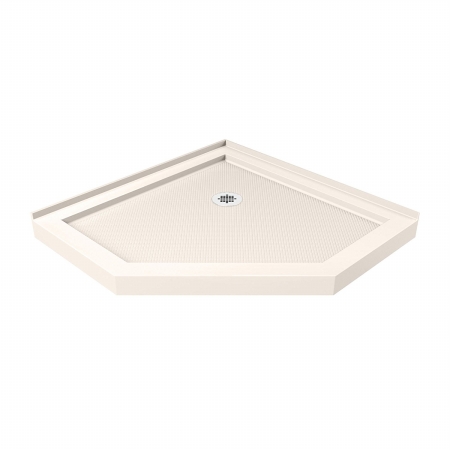 Picture of DreamLine DLT-2038380-22 2.75 x 38 x 38 in. SlimLine Neo-Angle Shower Tray&#44; Biscuit