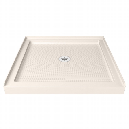 DLT-1136360-22 2.75 x 36 x 36 in. SlimLine Single Threshold Shower Base, Biscuit