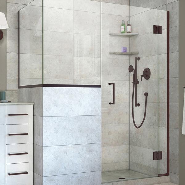 Picture of DreamLine E127243430-06 72 x 57 x 30.38 in. Unidoor-X Hinged Shower Enclosure, Oil Rubbed Bronze