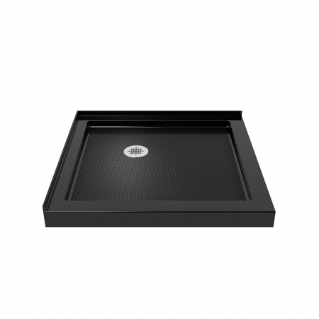 DLT-1032320-88 2.75 x 32 x 32 in. SlimLine Double Threshold Shower Base, Black