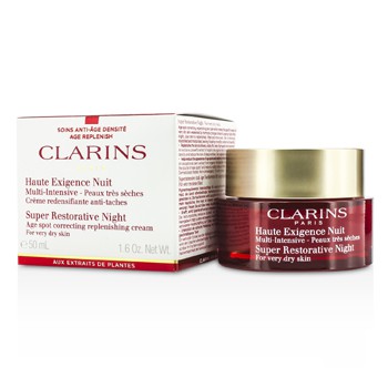 Picture of Clarins 184667 Super Restorative Night Age Spot Correcting Replenishing Cream for Very Dry Skin&#44; 50 ml-1.6 oz
