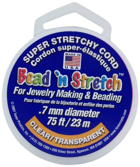 Picture of Bead N Stretch Clear - 0.7 mm - Pack of 24