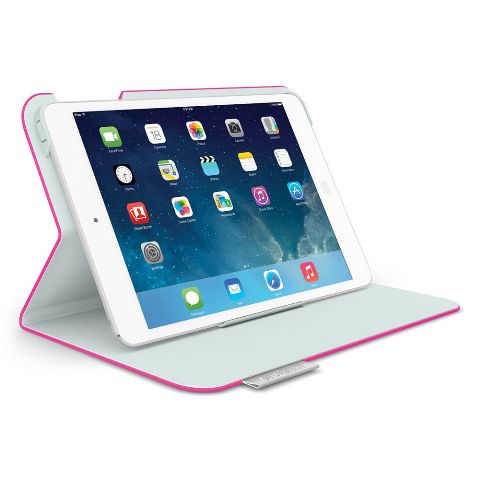 Picture of Logitech 318208 Folio Protective Case for iPad Air&#44; ars Fantasy Pink