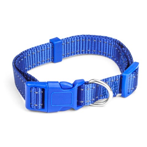 Picture of BrybellyHoldings ACLR-003 Small Adjustable Reflective Dog Collar - Blue
