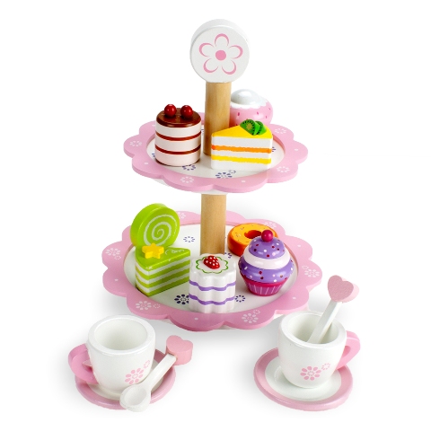 Picture of BrybellyHoldings TEAT-006 Wood Eats Tea Time Pastry Tower
