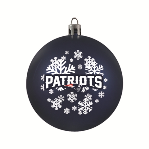Picture of New England Patriots Ornament - Shatterproof Ball
