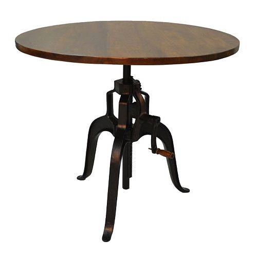 Picture of CarolinaChairandTable CT3636CHETBK Bentley Adjustable Crank Table