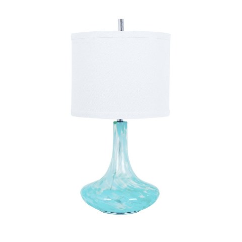 Picture of Crestview Collection CVABS816 Pasha Table Lamp&#44; Light Blue Glass