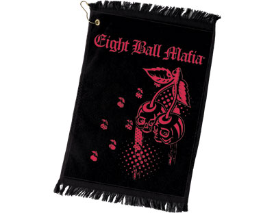 NITEBM02 Eight Ball Mafia - Towel - Cherry Skull