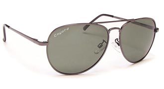 CoyoteVision Classic II dk silver-gray sil mir Classic II Polarized Aviator Sunglasses