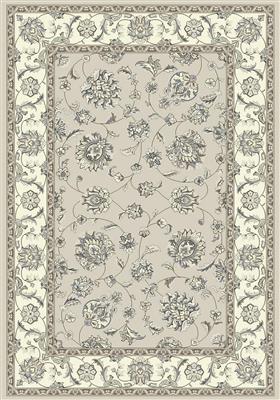 Picture of Dynamic Rugs AN212573659666 Ancient Garden Runner Rug&#44; Soft Grey & Cream - 2 ft. 2 in. x 11 ft.