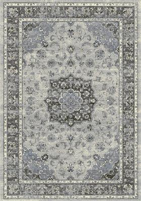 Picture of Dynamic Rugs AN212575599656 Ancient Garden Runner Rug&#44; Silver & Grey - 2 ft. 2 in. x 11 ft.