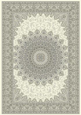 AN46570906666 Ancient Garden Rectangular Rug- Cream & Grey - 3 ft. 11 in. x 5 ft. 7 in.