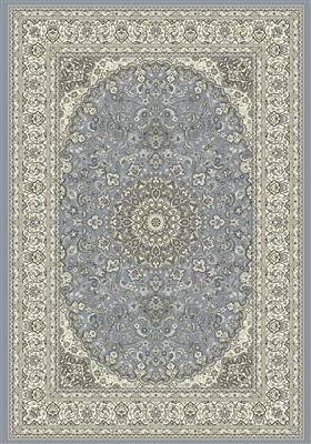 Picture of Dynamic Rugs AN212571194646 Ancient Garden Runner Rug&#44; Steel Blue & Cream - 2 ft. 2 in. x 11 ft.