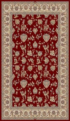 BR7107226330 Brilliant Rectangular Rug- Red - 6 ft. 7 in. x 9 ft. 10 in.