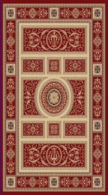 LE2458021330 Legacy Rectangular Rug- Red - 2 ft. x 3 ft. 6 in.