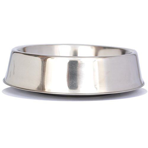 Picture of Iconic Pet 92195 Anti Ant Stainless Steel Non Skid Pet Bowl for Dog or Cat- 64 oz - 8 cup