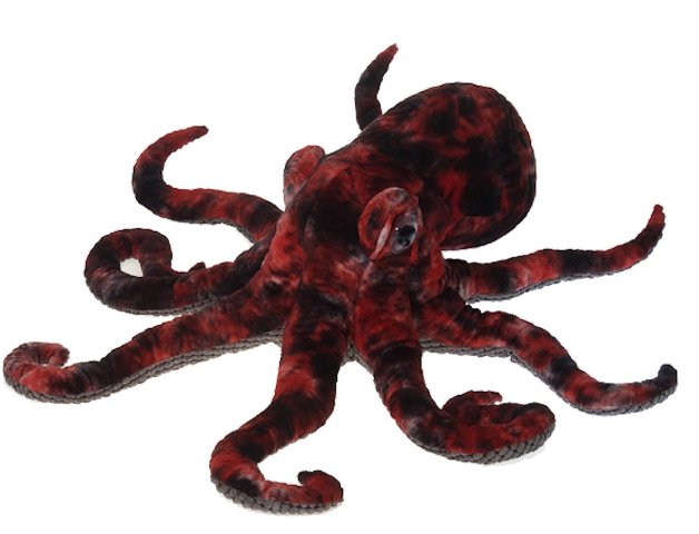 Picture of Fiesta Toys A52596 Red Octopus Plush Stuffed Animal Toy by Fiesta Toys - 32 in.