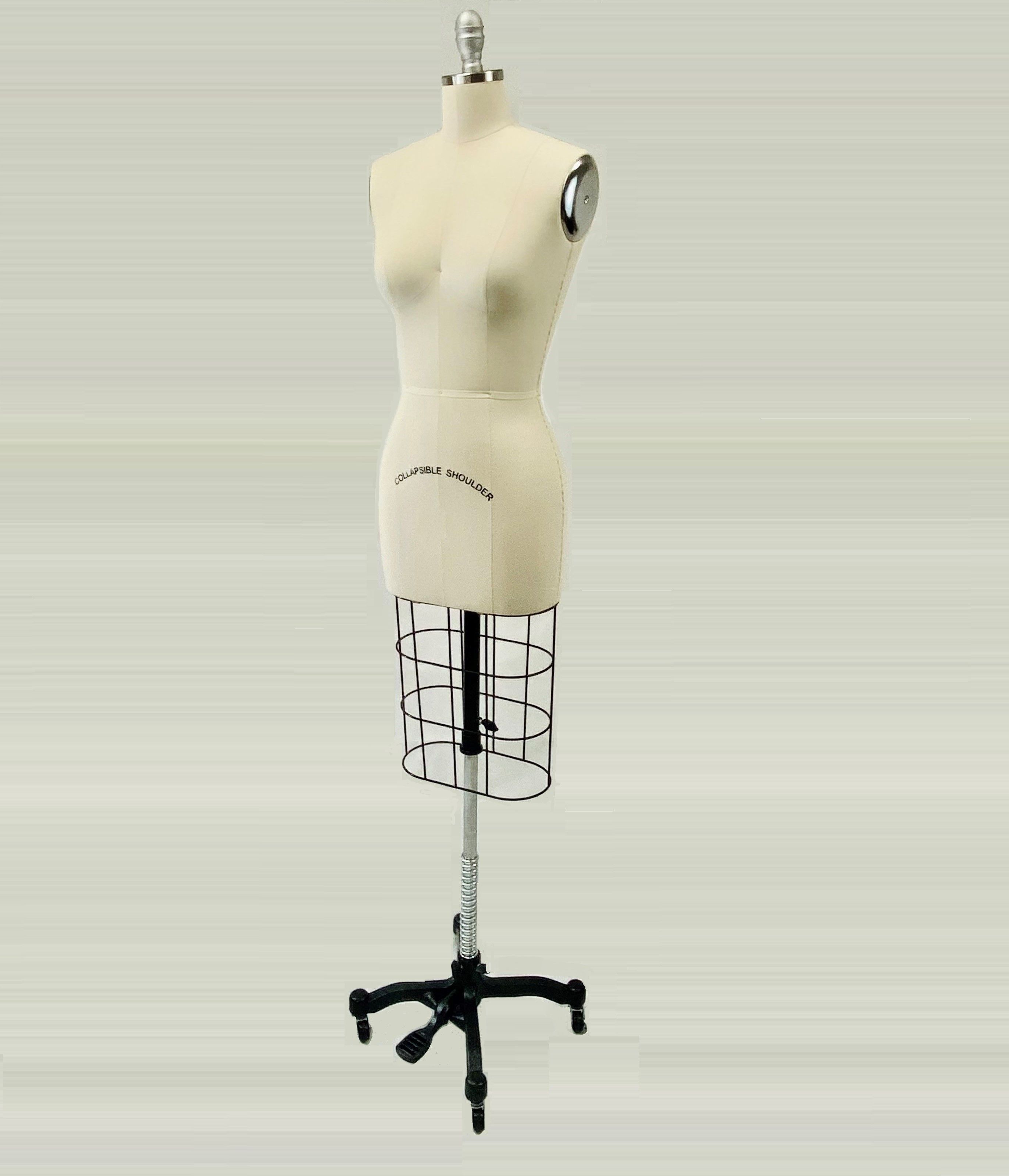 Picture of Family FDF-8FDF-BASE Female Professional Dress Form Mannequin Size 8 With Heavy Duty Base