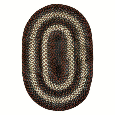 321244 Montgomery Indoor - Outdoor Braided Rug - 1 ft. 8 in. x 2 ft. 6 in. in. Montgomery
