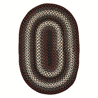 Picture of Homespice Decor 306241 Montgomery Indoor - Outdoor Braided Rug - 8 ft. x 10 ft. Montgomery