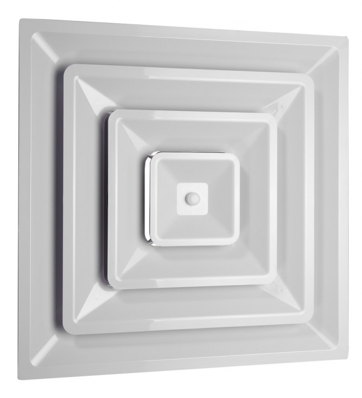 HT-2X2-SPL-8 Quick Connect 2 X 2 ft. White Plastic Supply Drop In with 8 in. Boot