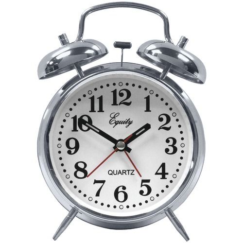 Picture of EQUITY LACROSSE 13014 Twin Bell Analog Quartz Alarm Clock