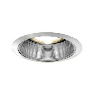 Jesco Lighting TM608WHWH 6 in. Line Voltage Step Baffle Trim- White